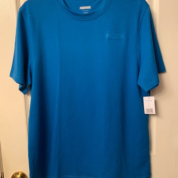 Hoka Blue T-Shirt - Picture 1 of 4